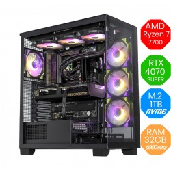 AMD Ryzen 7 7700 - RTX 4070 SUPER - M.2 1tb - Ram 32GB DDR5