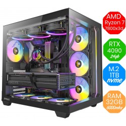 AMD Ryzen 7 7800X3D - RTX 4090 24GB - M.2 1tb - Ram 32GB DDR5 - Liquido