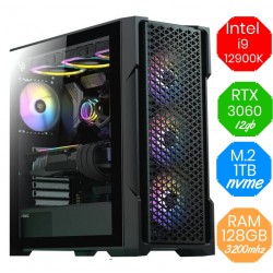 Rendering Lavoro PC Intel i9 12900k - RTX 3060 - M.2 1tb - 128GB - RGB -...