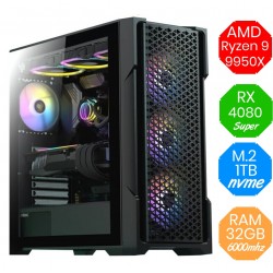 AMD Ryzen 9 9950X - RTX 4080 Super - M.2 1tb - Ram 32GB DDR5 - Liquido